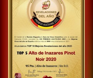 Premios AkataVino 2022 a los Mejores vinos del año de la XIX edición.